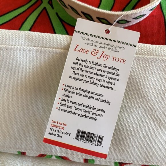 Brighton Love & Joy Tote Bag - ADORBS! - Picture 6 of 7